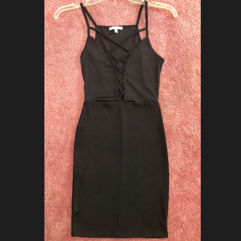 Black Cut Out Dress